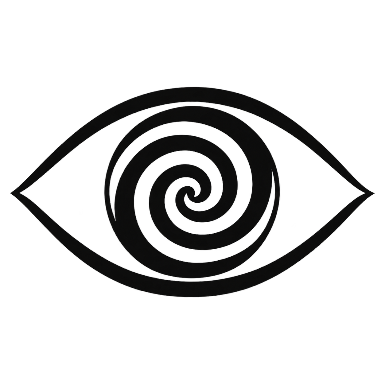 Œil et spirale symbolisant l’hypnose